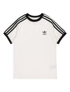 ADIDAS ORIGINALS Тениска 'Adicolor 3-Stripes' черно / бяло