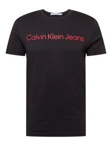Calvin Klein Jeans Тениска червено / черно