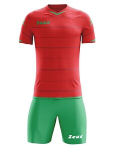 Детски Спортен Екип ZEUS Kit Omega Rosso/Verde