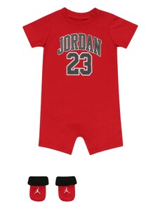 Jordan Комплект тъмнозелено / червено / черно / бяло