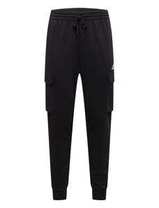 ADIDAS SPORTSWEAR Спортен панталон 'Essentials Fleece' черно / бяло