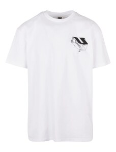 Urban Classics Тениска черно / мръсно бяло