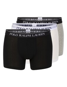 Polo Ralph Lauren Боксерки сив меланж / черно / бяло / мръсно бяло