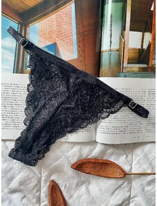 Произведено в България Бразилиана "Leana" Underwear Black