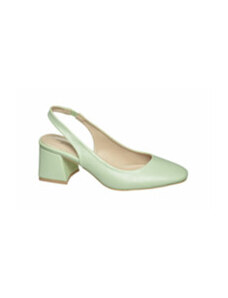 Дамски ментово зелени обувки с ток Graceland