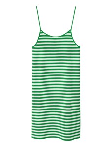 MANGO Лятна рокля 'SARI' зелено / бяло