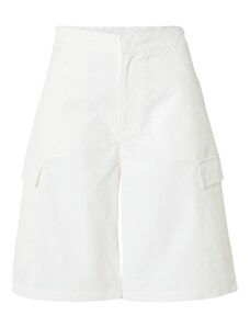 WEEKDAY Карго панталон бяло