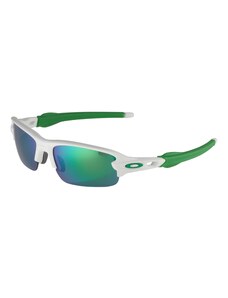 OAKLEY Спортни очила 'FLAK' зелено / бяло