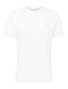 EA7 Emporio Armani Тениска сиво / бяло