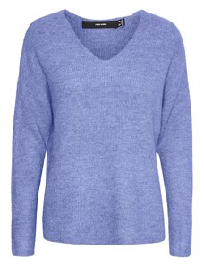 VERO MODA Пуловер 'Lefile' опушено синьо