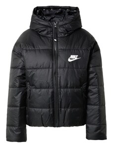 Nike Sportswear Зимно яке черно / бяло