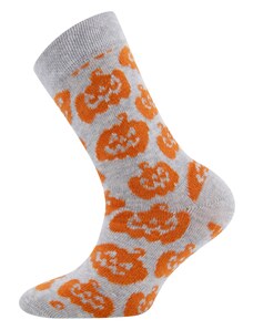 EWERS Къси чорапи светлосиво / оранжево