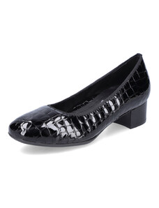 Rieker Antistress Дамски летни обувки на ток Rieker 49260-02 черни
