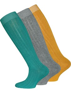 EWERS Къси чорапи жълто / сиво / зелено