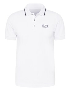EA7 Emporio Armani Тениска нейви синьо / бяло