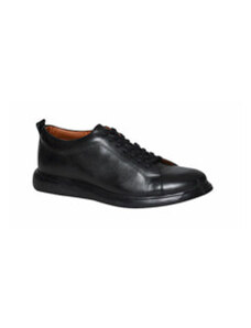 Мъжки кожени черни обувки Franco Fortini
