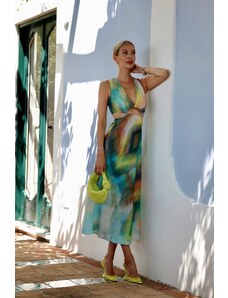 Дамска рокля Trendyol Multicolored