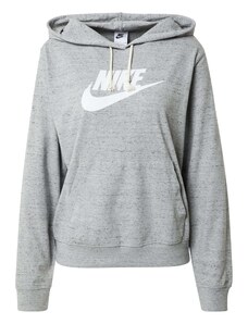 Nike Sportswear Суичър сив меланж / бяло