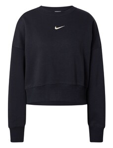 Nike Sportswear Суичър 'Phoenix Fleece' черно / бяло