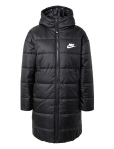 Nike Sportswear Зимно палто черно / бяло