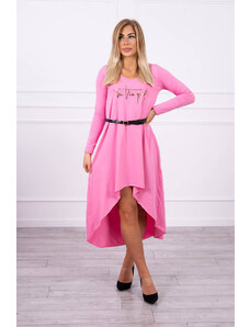 Alexis Дамска асиметрична рокля Беата 9160 - светло розова