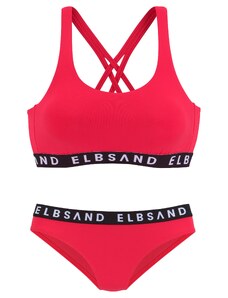 Elbsand Бански тип бикини червено / черно / бяло