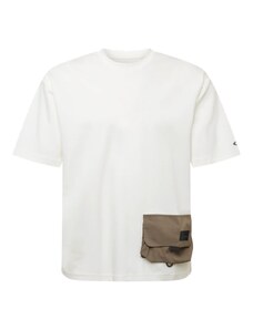 OAKLEY Функционална тениска каки / бяло
