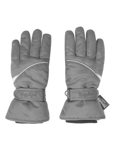 PLAYSHOES Ръкавици сиво / черно / бяло