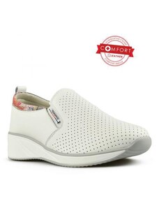 TendenZ дамски ежедневни обувки бели с платформа 0145620 0145620