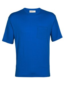 ICEBREAKER Функционална тениска 'Granary' кралско синьо