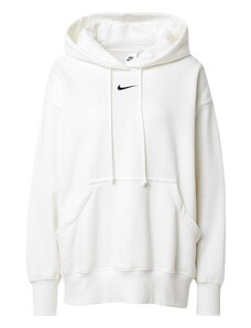 Nike Sportswear Суичър 'Phoenix Fleece' черно / бяло
