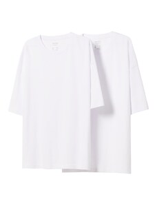 Bershka Тениска бяло