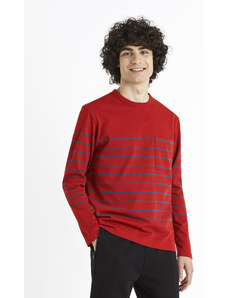 Тениска Celio Striped Veboxmlr - мъже