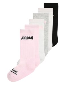 Jordan Къси чорапи сив меланж / розе / черно / бяло