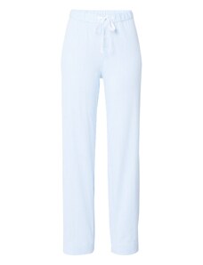 Lauren Ralph Lauren Панталон пижама светлосиньо / мръсно бяло