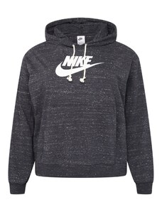 Nike Sportswear Суичър черен меланж / бяло