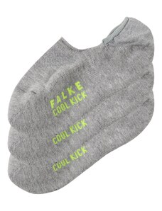 FALKE Къси чорапи 'Cool Kick' сив меланж / светлозелено