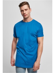 Urban Classics Long Shaped Turnup Sports Blue T-Shirt