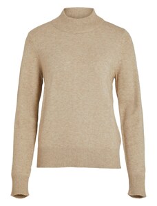 VILA Пуловер 'RIL' цвят "пясък"