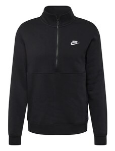Nike Sportswear Суичър черно / бяло