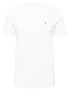 AllSaints Тениска 'BRACE' кафяво / бяло