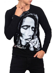 Lagos Мъжка черна памучна блуза Bob Marley