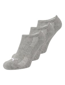 PUMA Спортни чорапи сиво / бяло