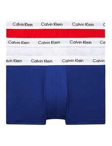 CALVIN KLEIN Underwear Low Rise Trunk 3Pk 0000U2664G I03 white/red ginger/pyro blue