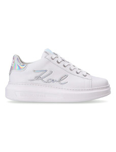 KARL LAGERFELD Sneakers Signia Lace Lthr KL62510A 01i-white lthr w/iridescent