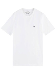 SCOTCH & SODA T-Shirt Crewneck Jersey 165319 SC0006 white