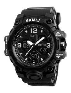 Спортен мъжки часовник SKMEI Indestructible, Черен