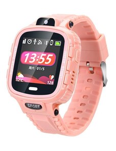 Детски Смарт часовник NUBI TP36, Сим карта и камера, GPS+LBS Tracking, Wi-Fi, Водоустойчив, Розов