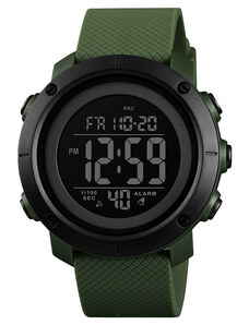 Спортен мъжки часовник SKMEI Fortitude, Дигитален, Хронограф, Зелен/Черен