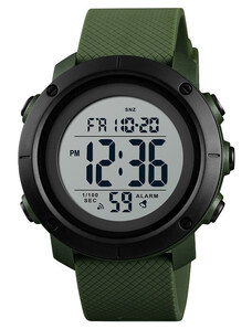 Спортен мъжки часовник SKMEI Fortitude, Дигитален, Хронограф, Зелен/Бял